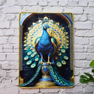 Peacock 🦚 Frame pyrite wall mounting